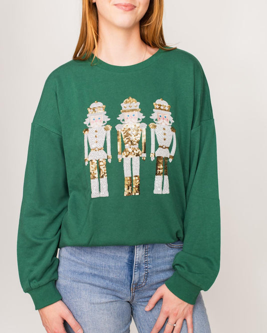 6001 Nutcracker Sequin Shirt TRS