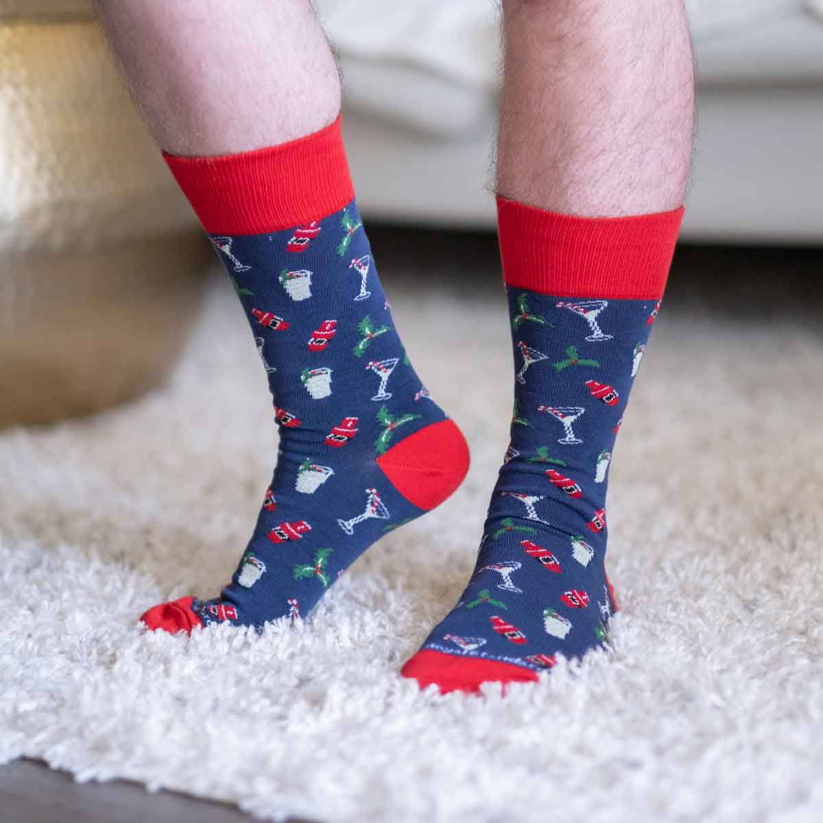 1028 Xmas Men Socks TRS