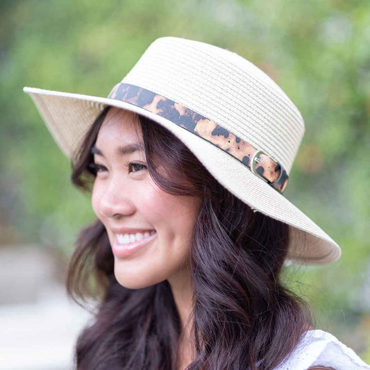 2001 Leopard Sun Hat TRS