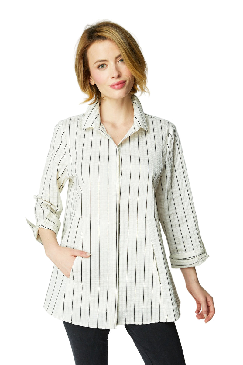 5119 Hidden Placket Shirt HAB