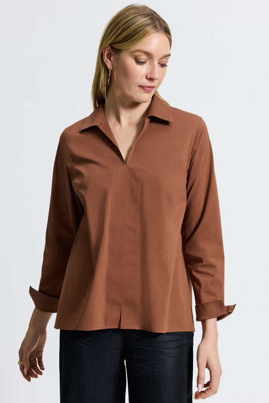 9555 Agnes Stretch Shirt FOX