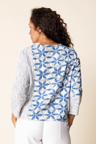 21603 Mix Floral Top HAB