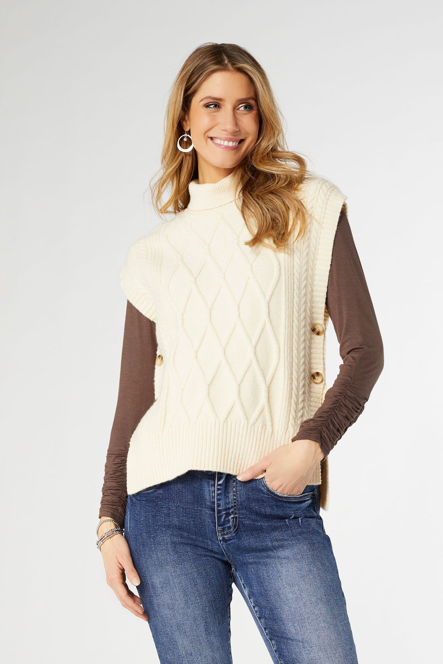 9082 Leora Sweater Vest COCO