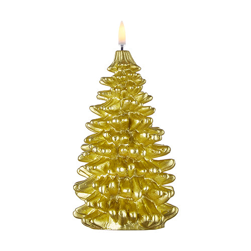 4532 GOLD TREE CANDLE RAZ