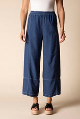 41577 Linen Crop Pant HAB
