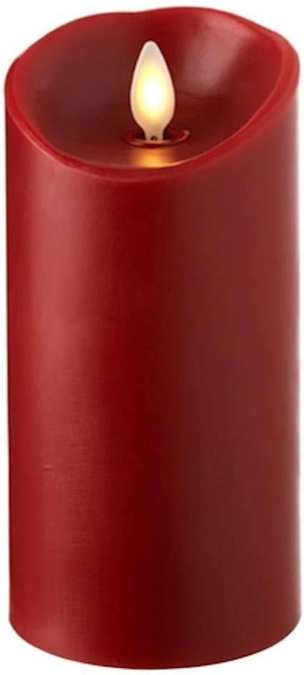 Red Candle Flameless Battery Operated (3'x6'')