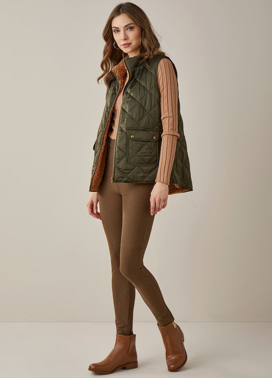 2737 Olive Reversible Vest GCI