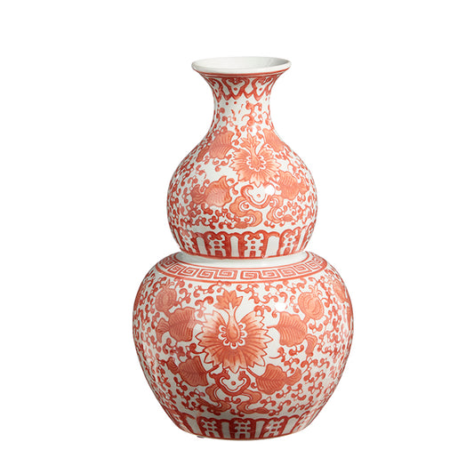 4410 11.25" Orange Vase RAZ