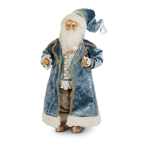 5541 18" Blue Victorian Santa raz