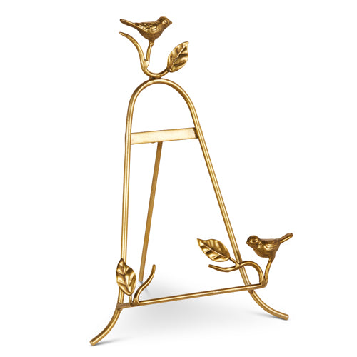 7981 Gold Bird Easel RAZ