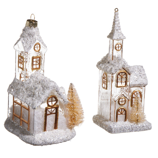 2886 Gold Church Orn RAZ