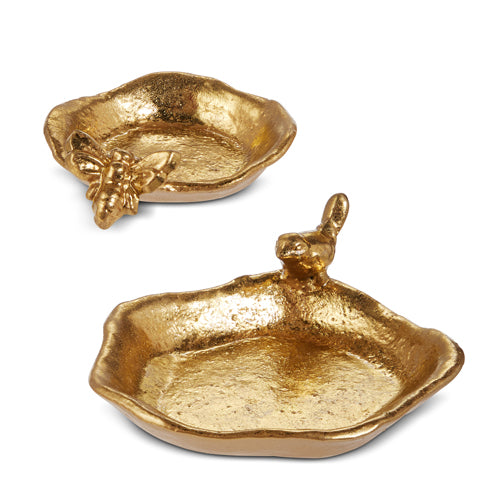 9204 Gold Bird Trinket Tray RAZ