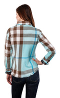 2028 Blue Plaid Shirt DIZ