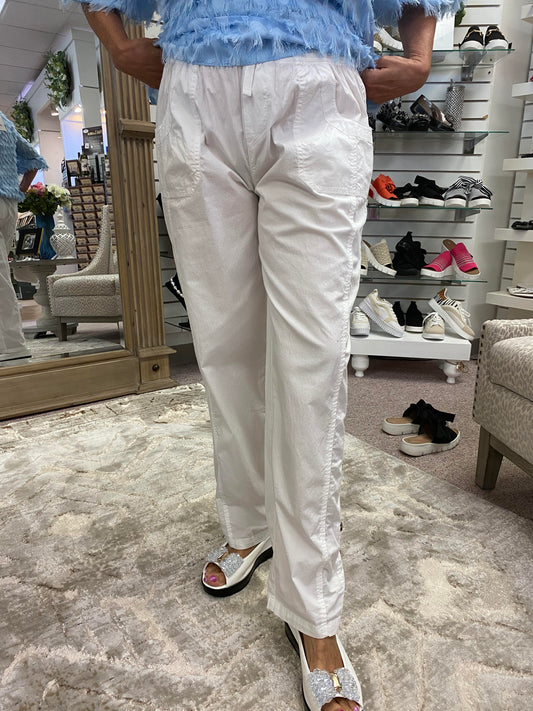 9778 White Cargo Pant GCI