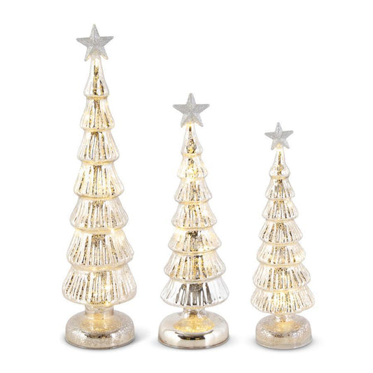 4538 Mercury Glass Tree KKI