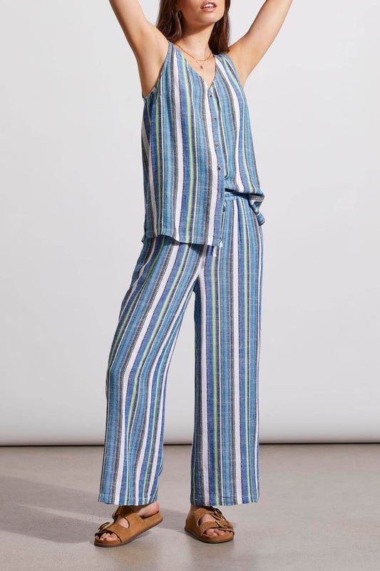 4400 Tribal Flowy Striped Crop Pant HTI