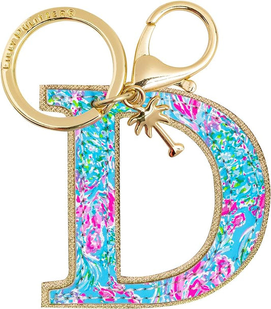 Lilly Pulitzer Leatherette Initial Keychain LPG