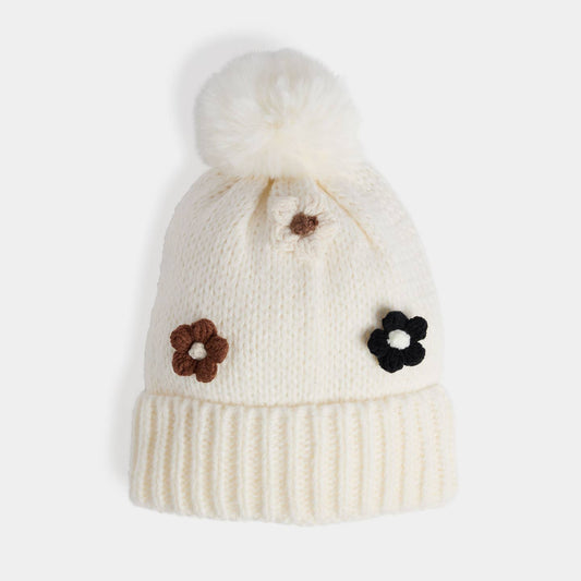 6365 Flower Embelished Hat COCO