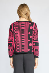941700 Magenta Sweater OLV