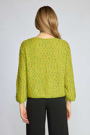 961701 Confetti Dot Pullover OLV