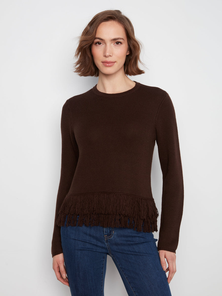C205 Sweater W/Fringe CWB