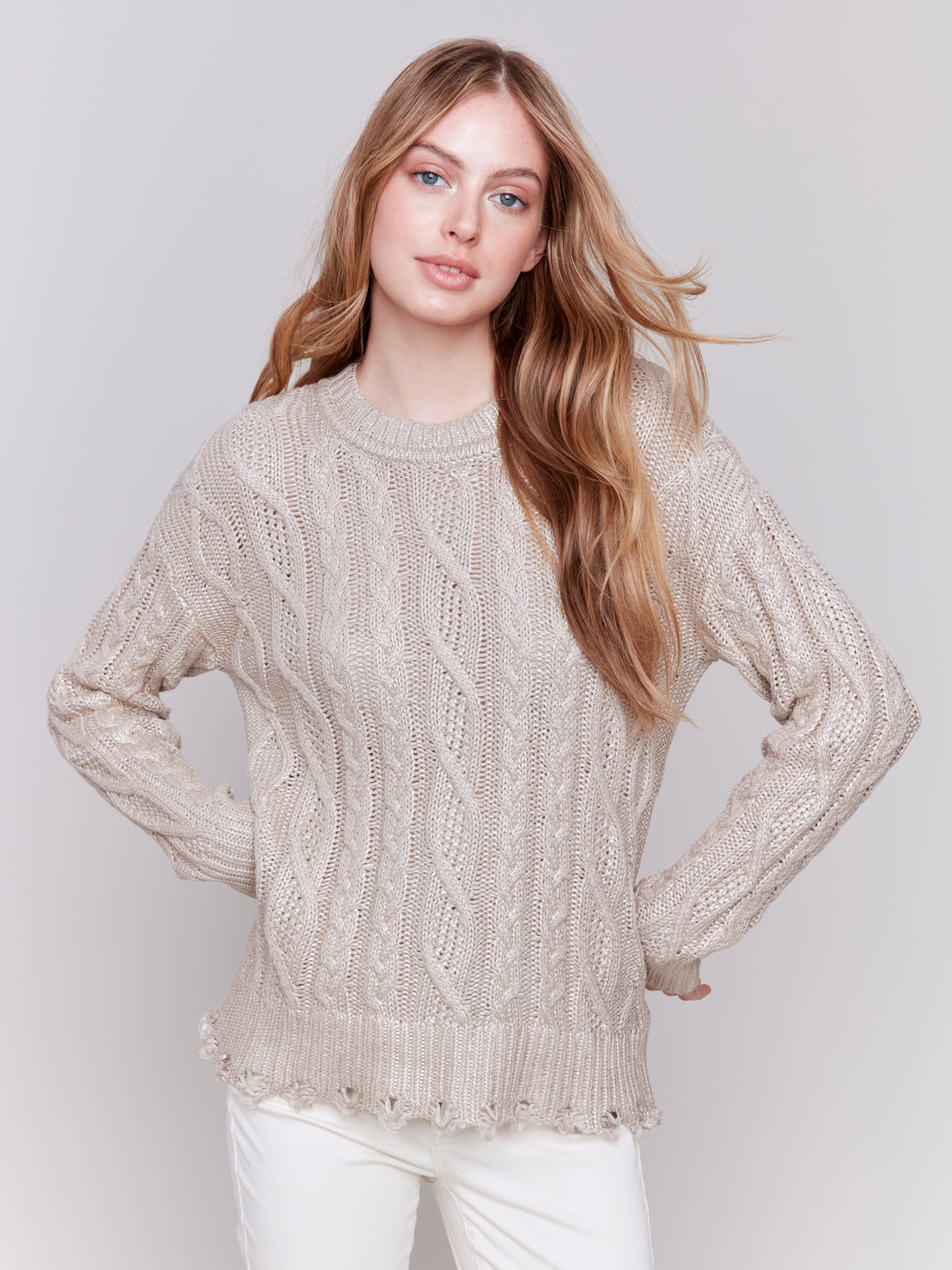 2716 Cable Knit Sweater CWB