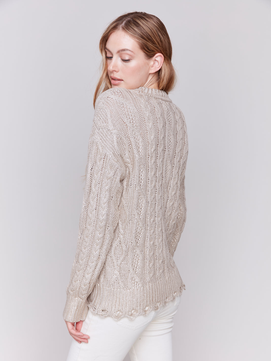 2716 Cable Knit Sweater CWB