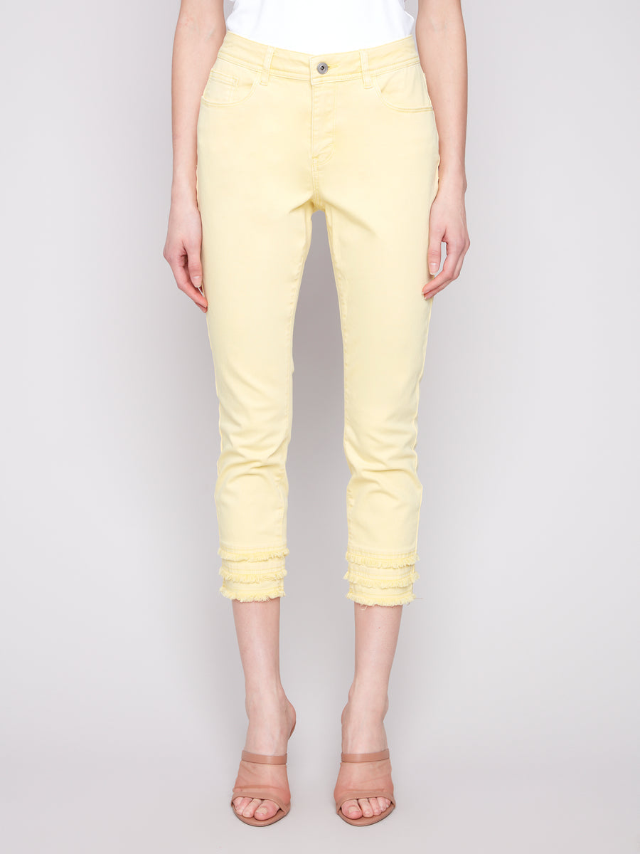 5147 Frayed ankle pant CWB