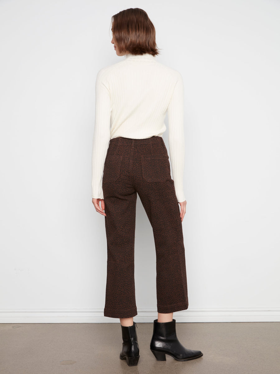 5660 Leopard Print Twill Pant CWB