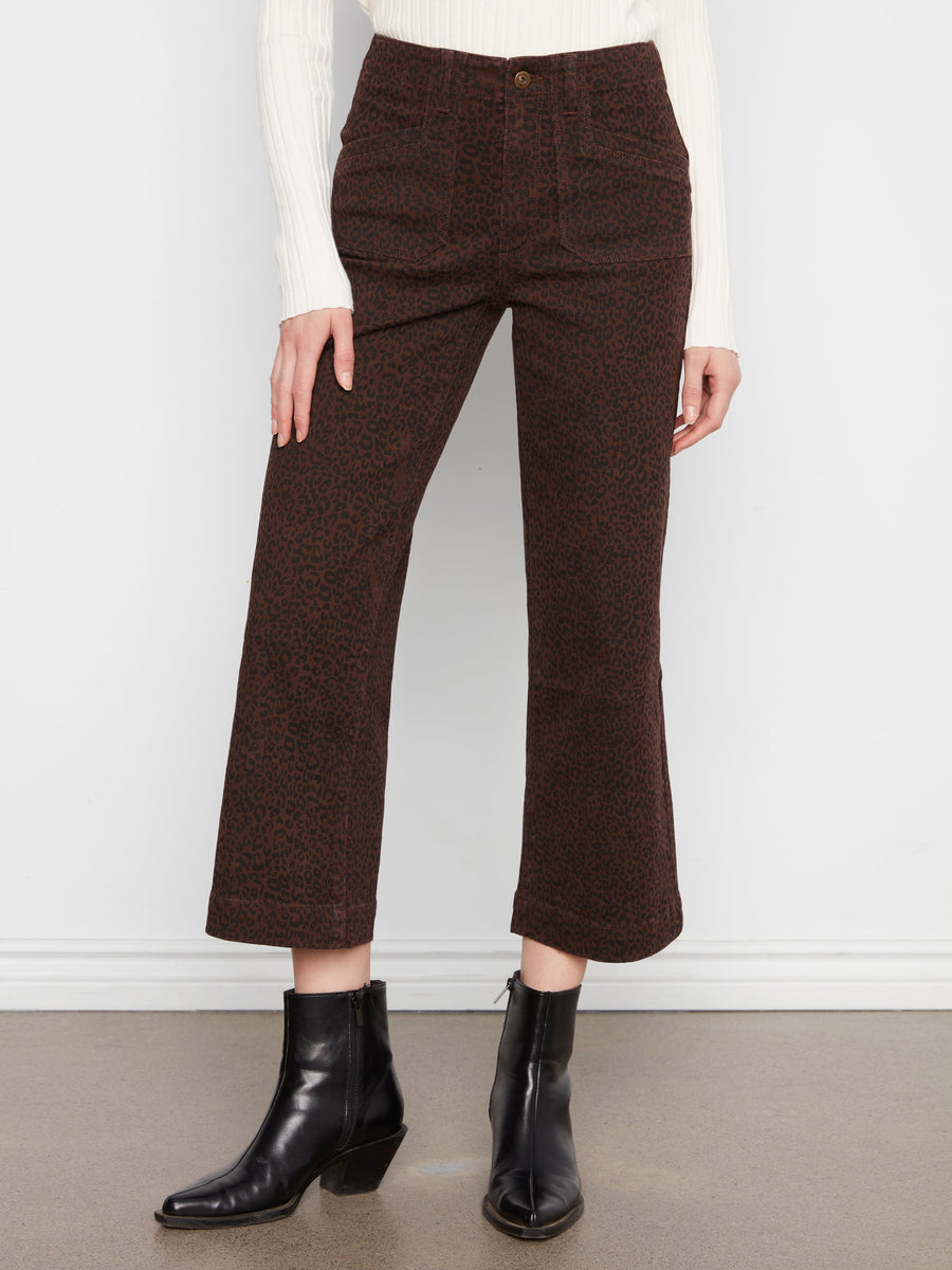 5660 Leopard Print Twill Pant CWB