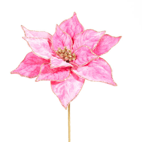 6716 21" Pink Poinsettia RAZ