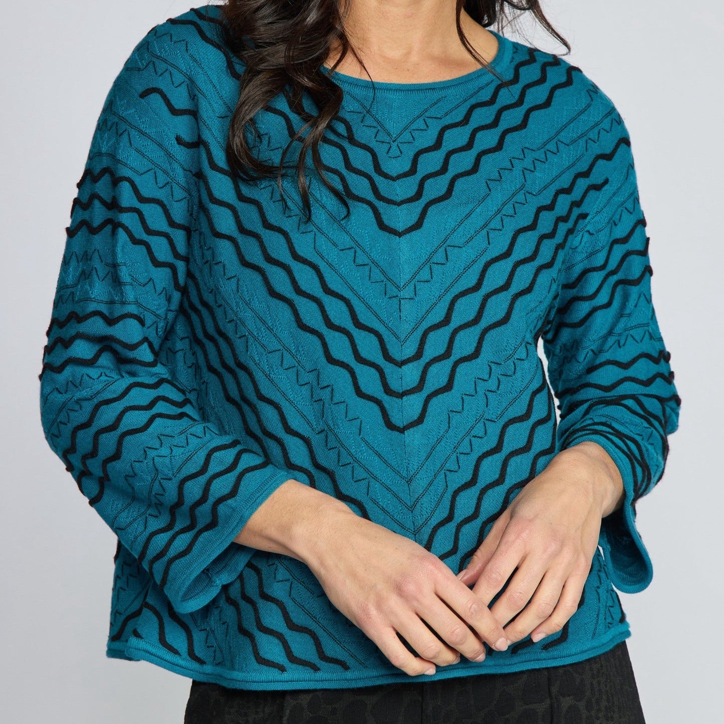 901711 Wave Sweater Pullover OLV