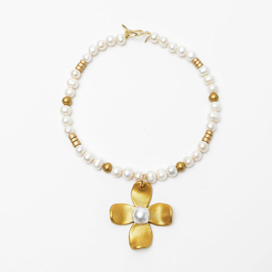 Pearl dogwood necklace HTJ