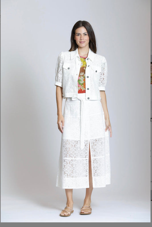 K107 Lace Sleeve Jacket APN