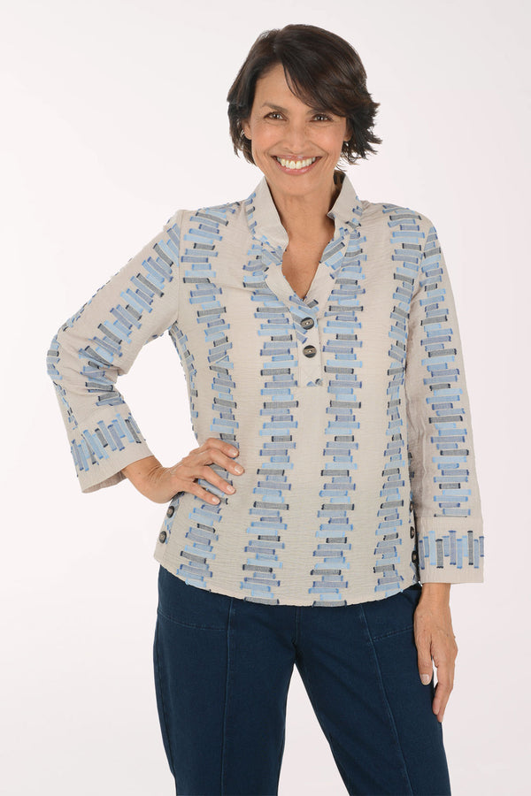49244 Placket Blouse HAB