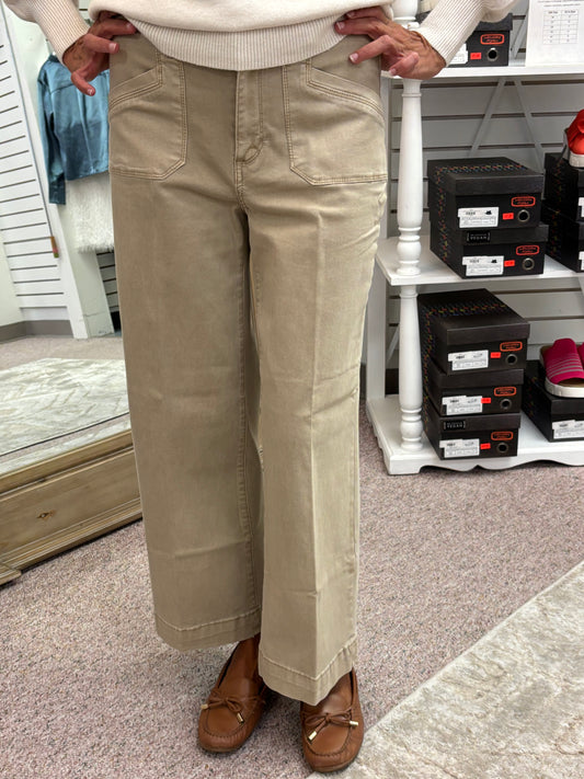 5660 Sesame Cropped Color Twill Pant CWB