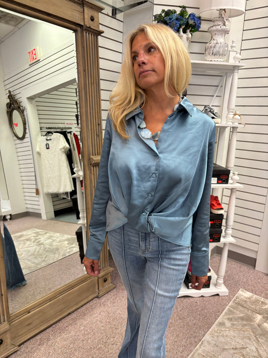 4551 Long Sleeve Twisted Front CWB