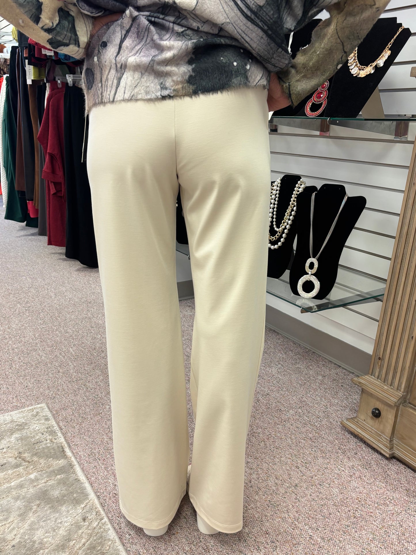 T42A Khaki Pull On Pant W/Pockets CSW