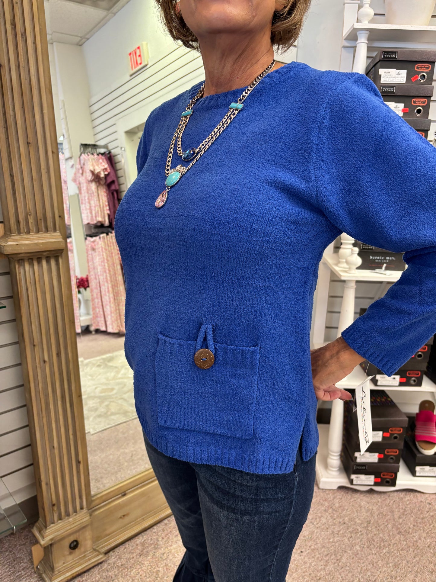 0045 SAP Chenille Pullover LBC