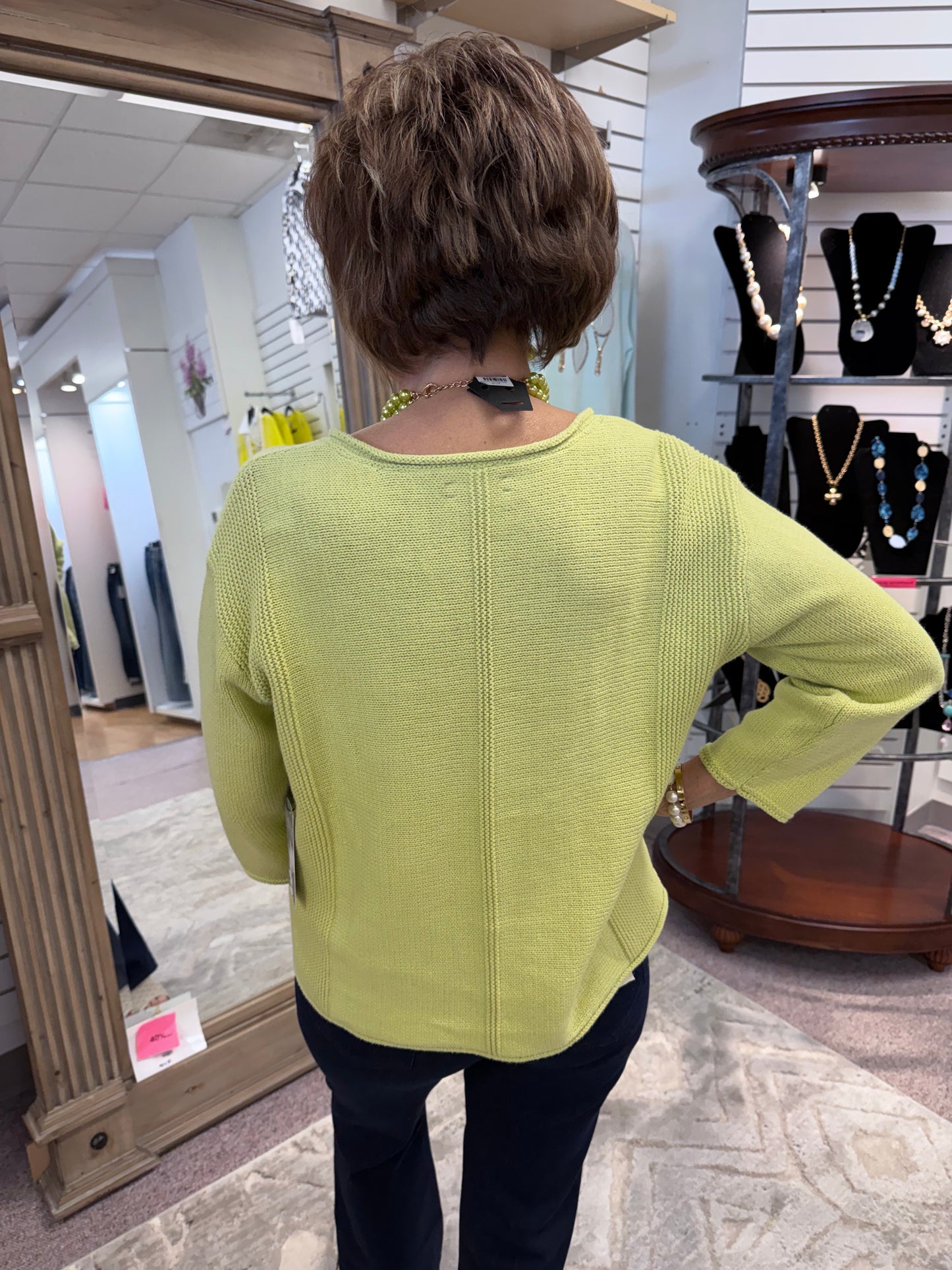 3489 Aloe V-Neck HAB