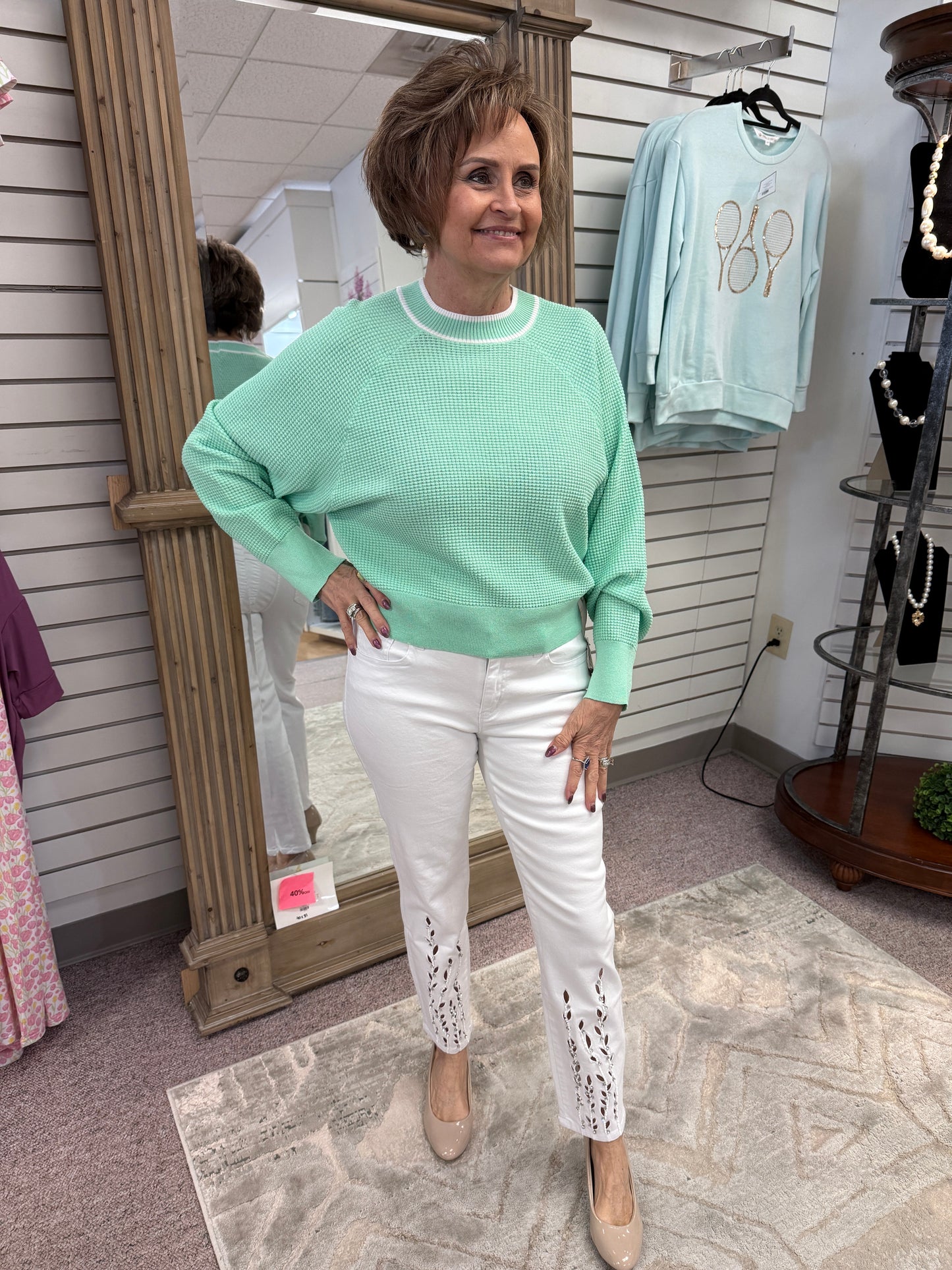 2877 Becky White Pant AZI