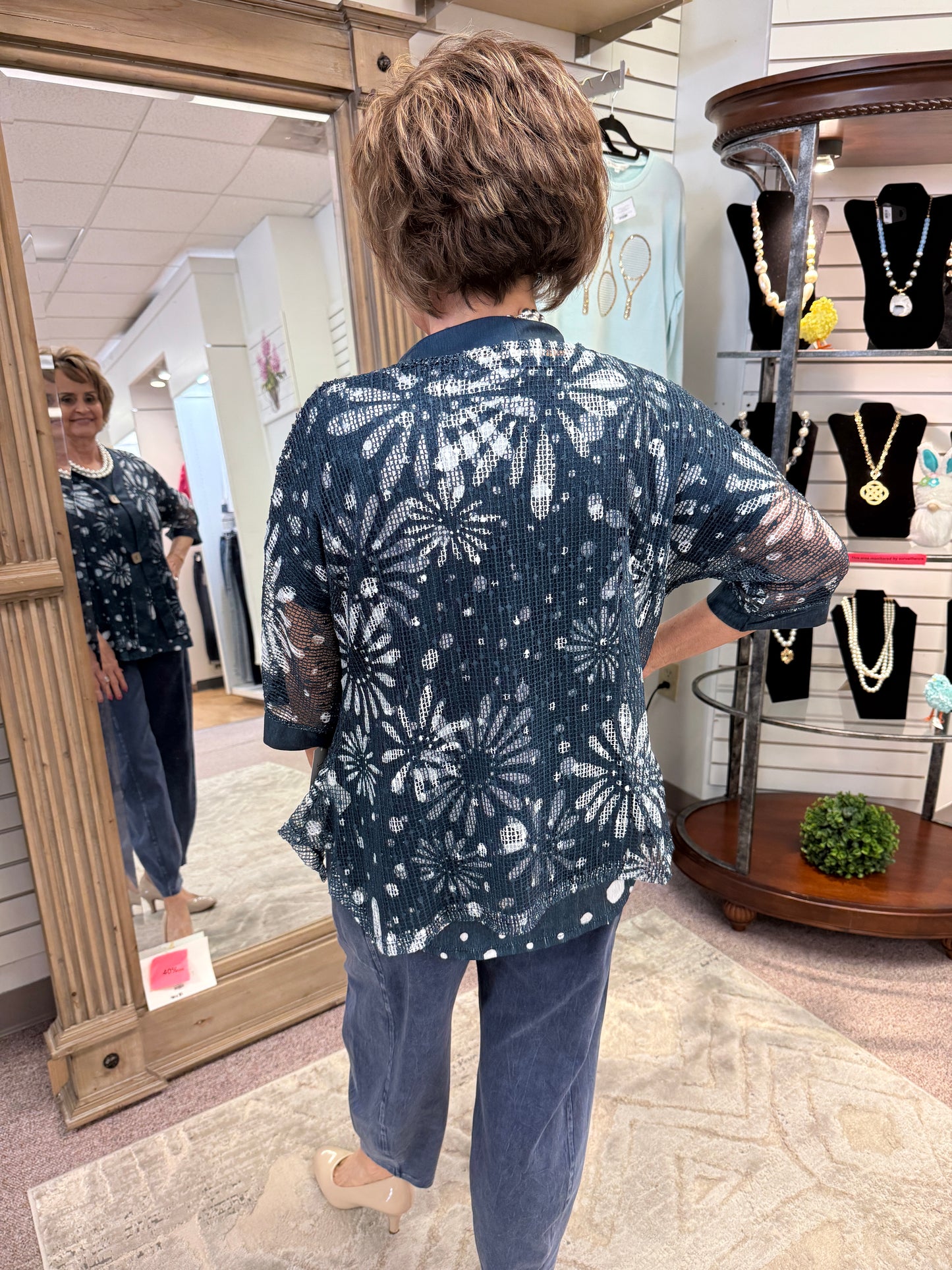 2182 Mesh Cardigan JNJ