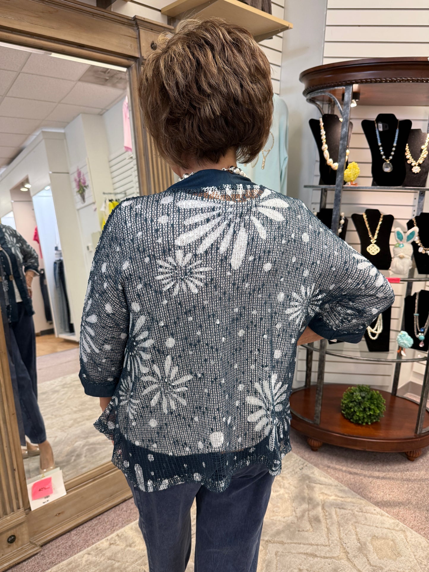 2182 Mesh Cardigan JNJ