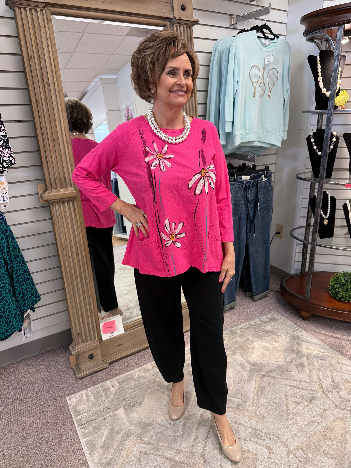2218 Fuscia Whimsy Tunic JNJ