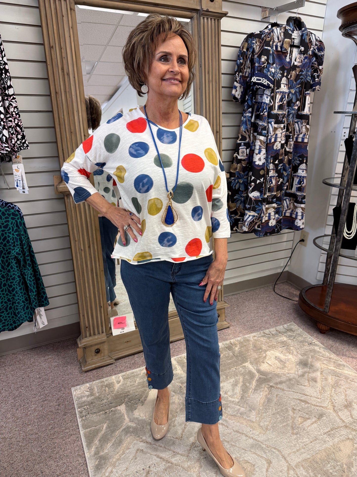 6DOT 3/4 Sleeve Cotton TBC