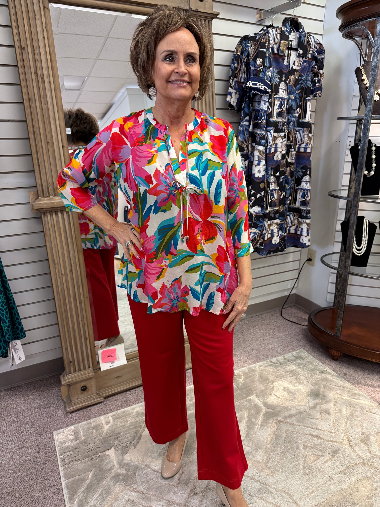 B51P V Neck w/Tassel APN