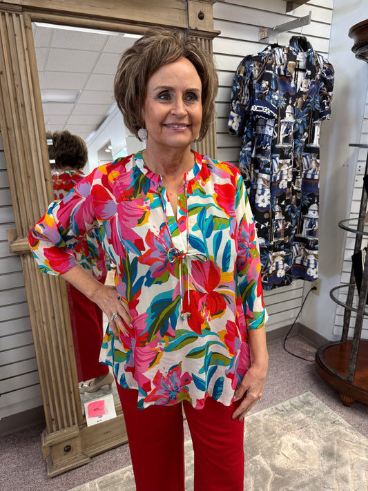 B51P V Neck w/Tassel APN