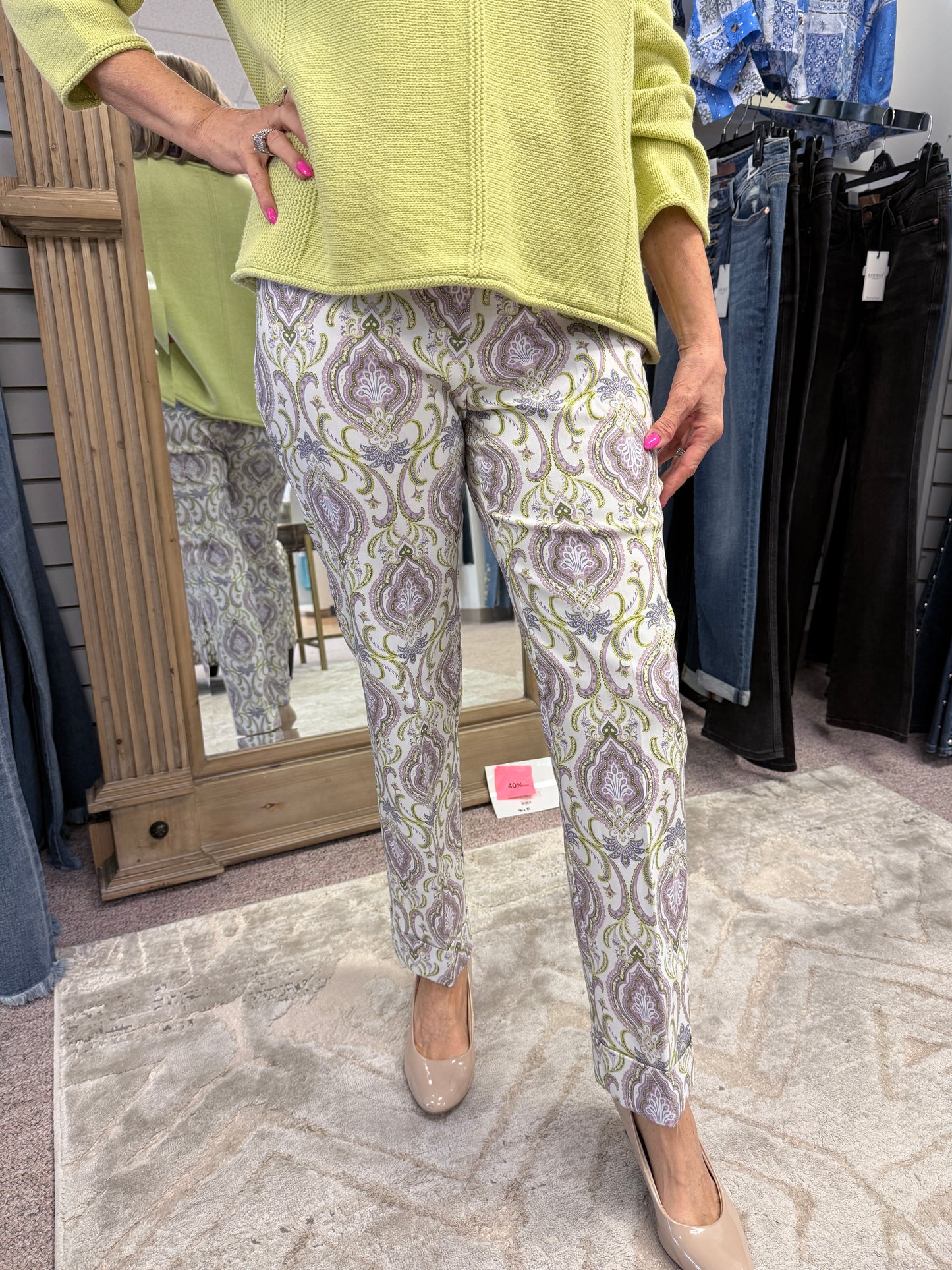 1870 Garden Damask Pants INY