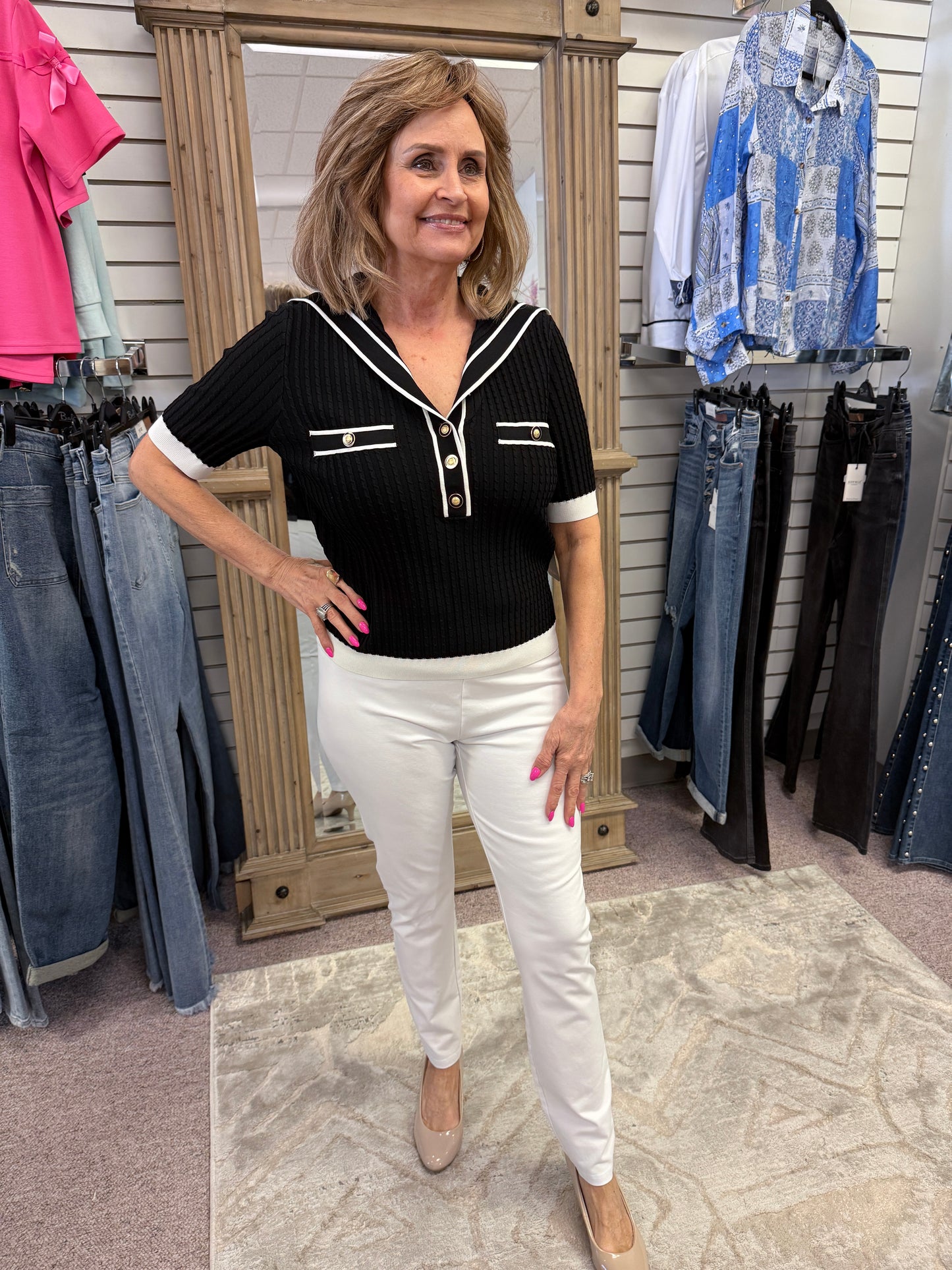 31566 Knit Easy Pant HAB