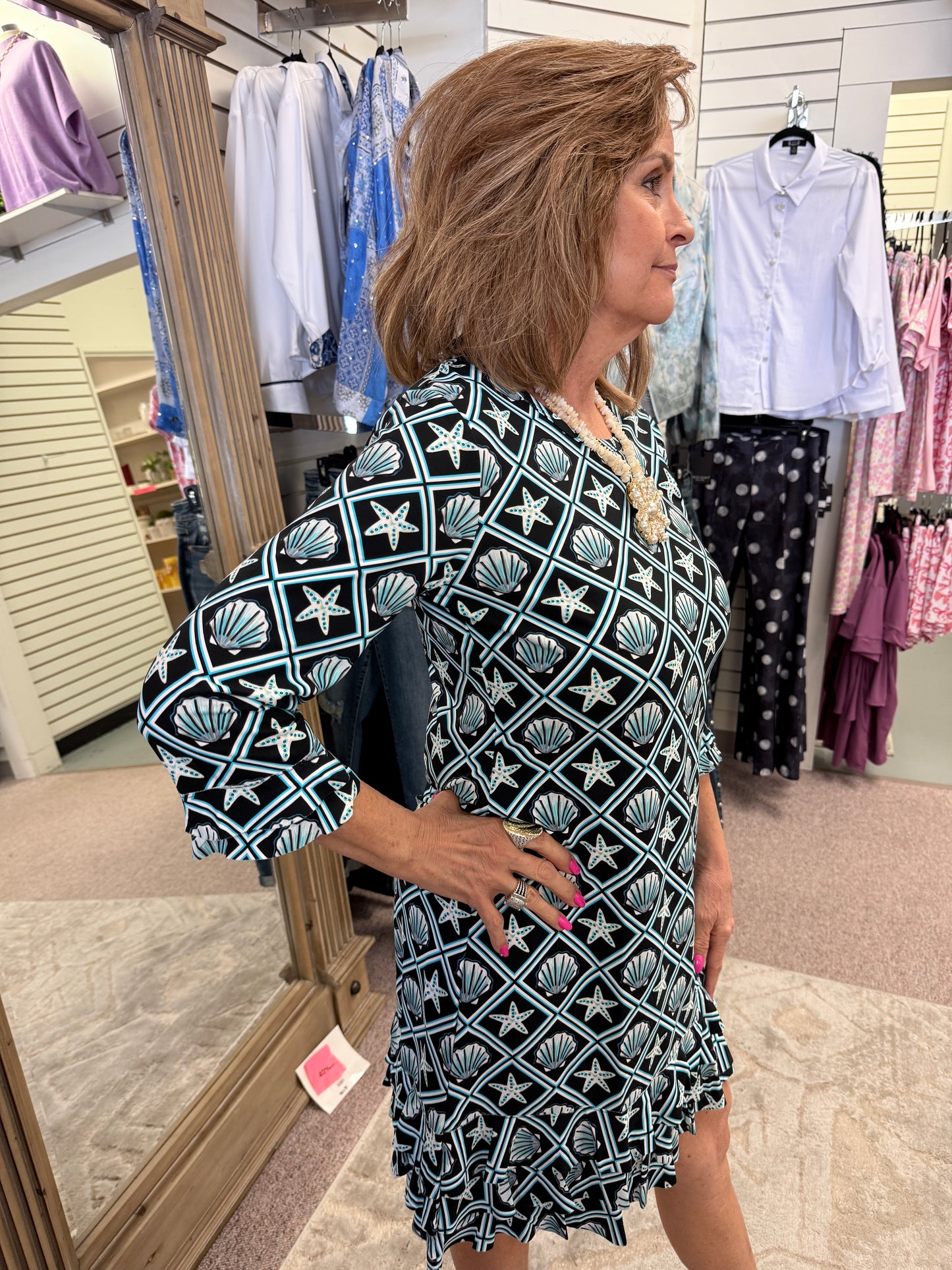 4494 BNSS Ruffle Dress LBC